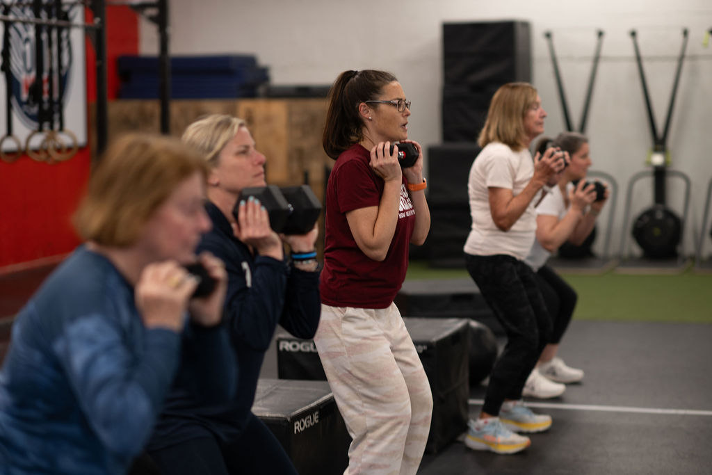 Healthy aging strength training program helping adults build strength and independence